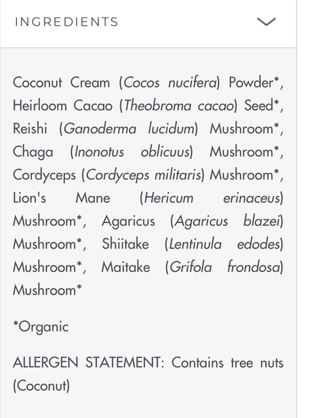 Mushroom Mocha Milk / Adaptogenic Creamer