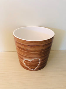 Cache-Pot Timber Heart ❤️
