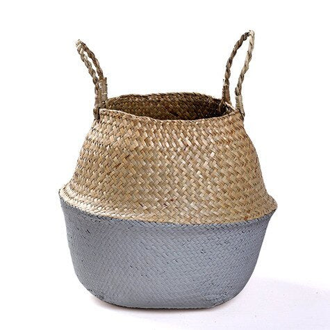 Rattan Plant Pot Garden Planters or Household Organizer